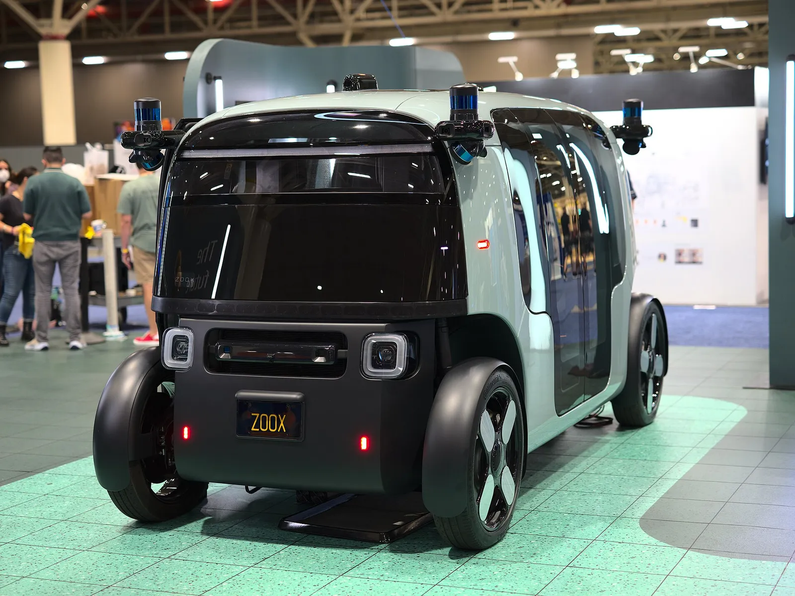 A Zoox autonomous vehicle