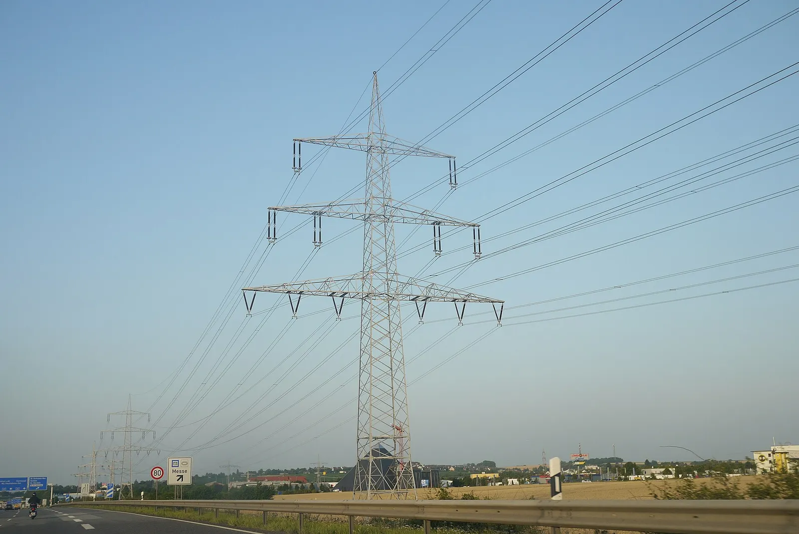 High-voltage electricity transmission lines