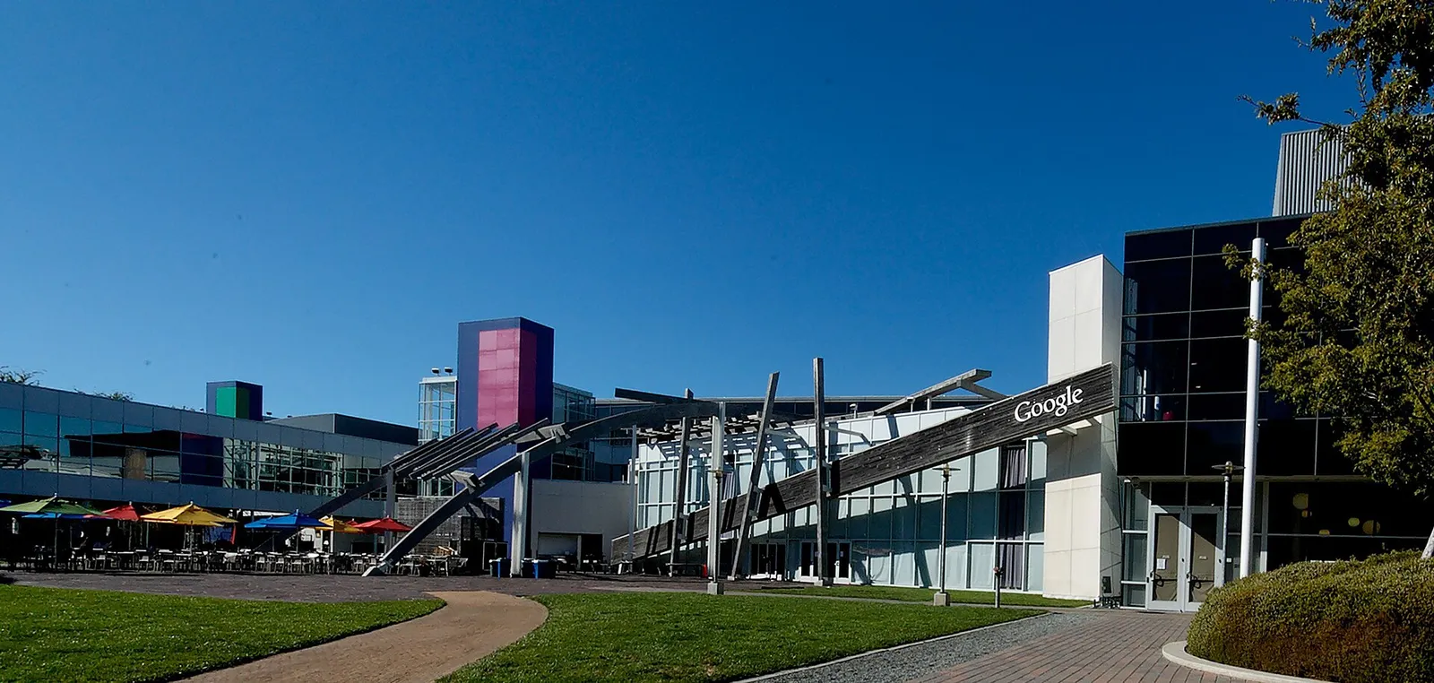 Google's headquarters campus in Mountain View, California