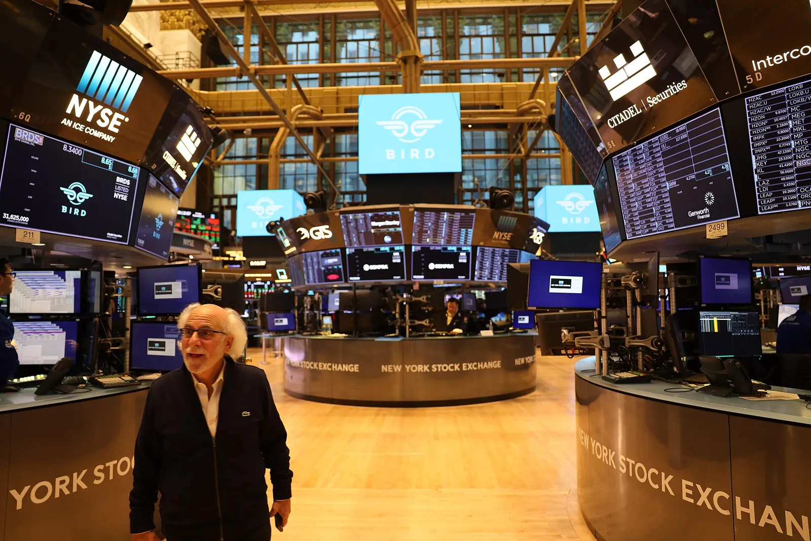 The floor of the New York Stock Exchange