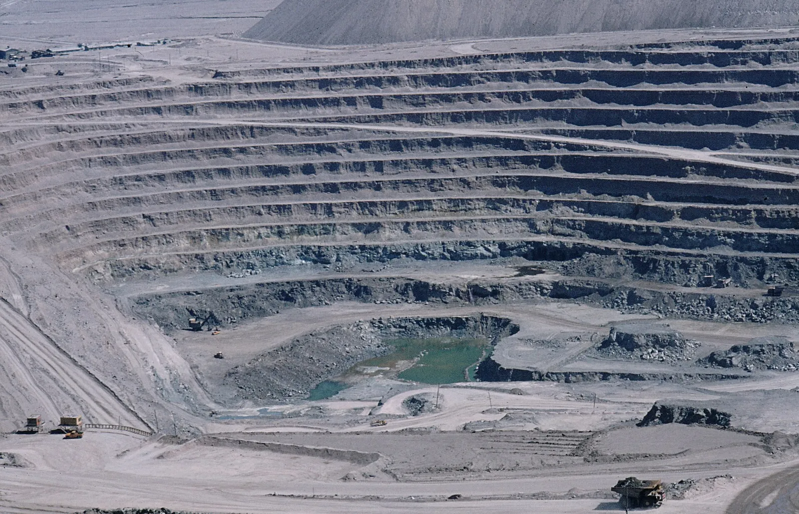 A large open-pit metals mine