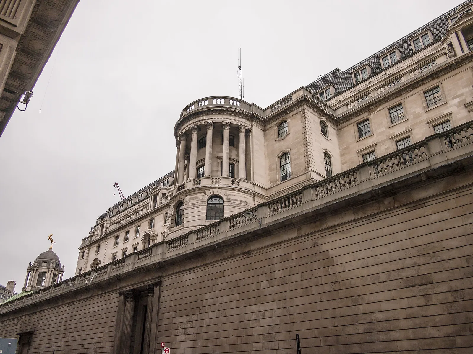 The Bank of England building in London
