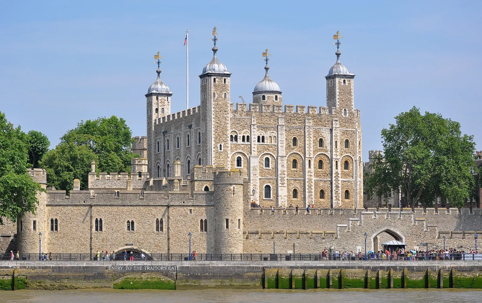 The River Thames in London, seen from the water