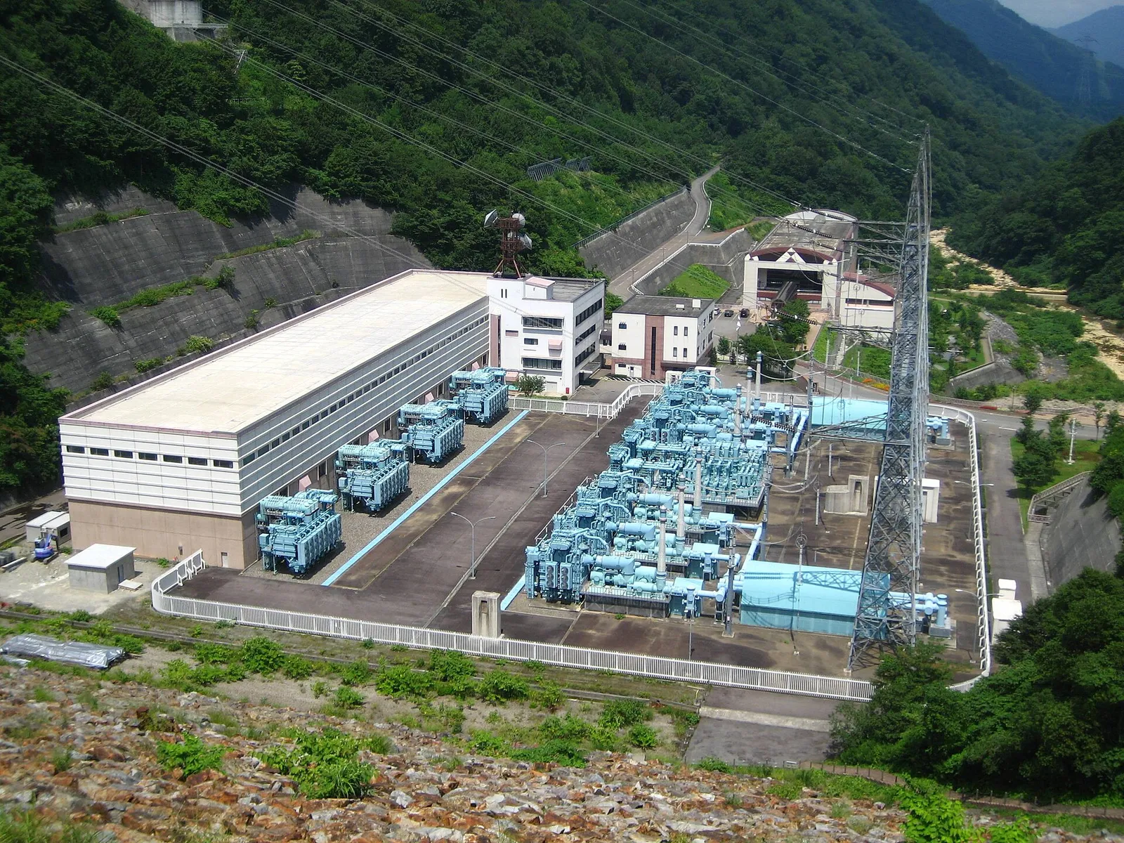 A pumped-storage hydro power station