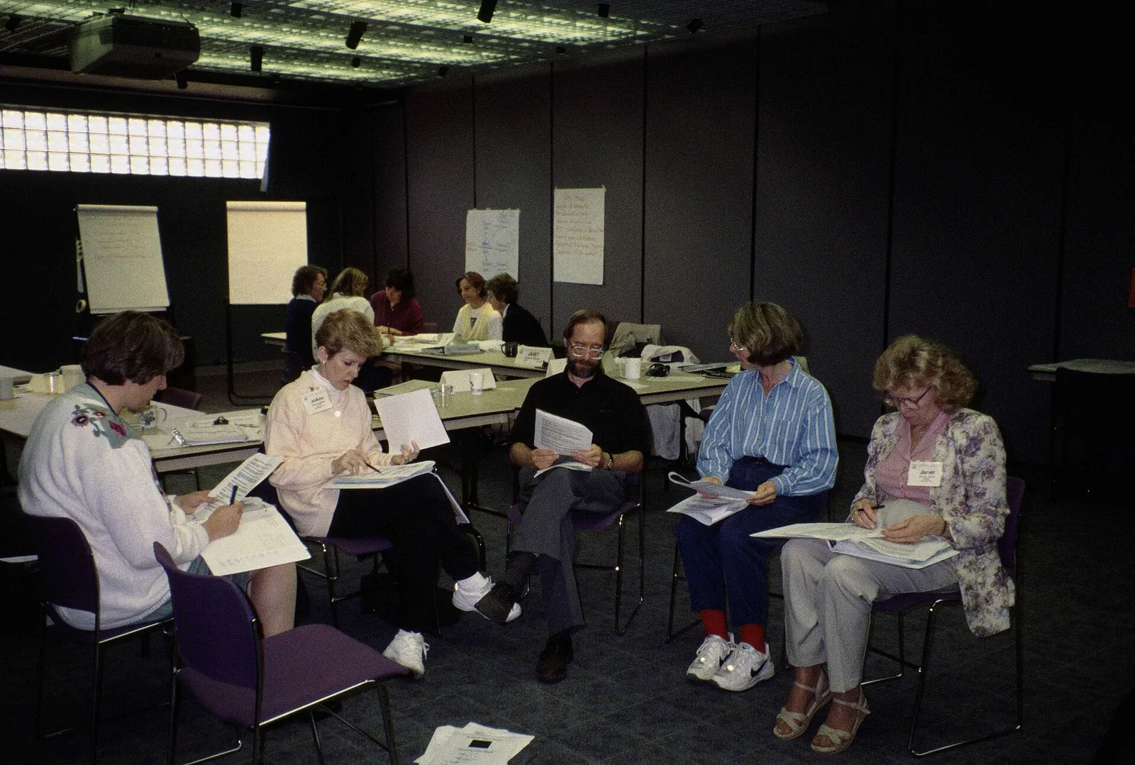 People working together in an office