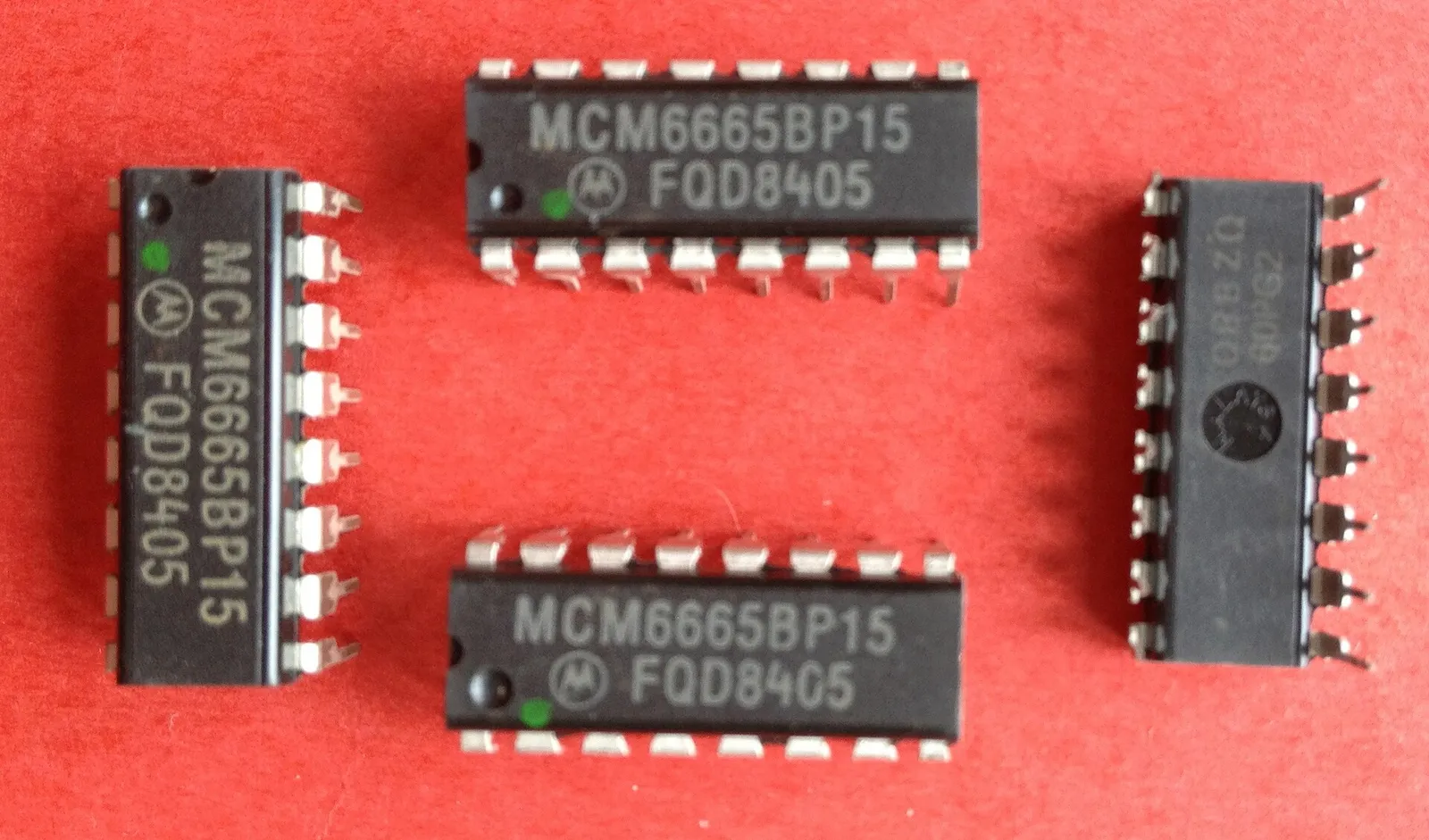 Memory chips on a circuit board