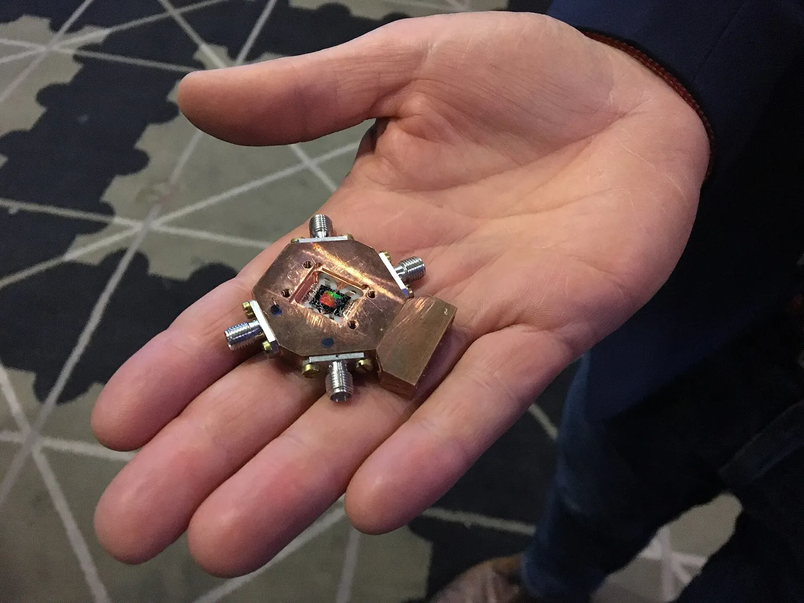 A quantum computer in a laboratory