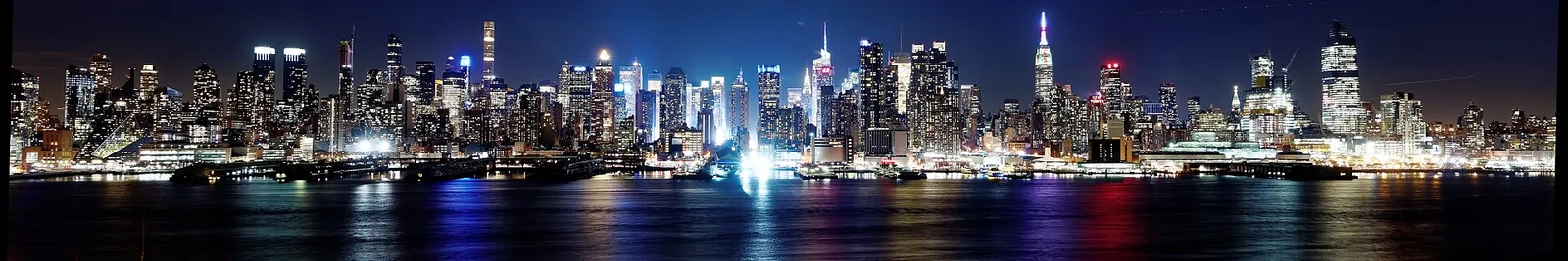 The Manhattan skyline