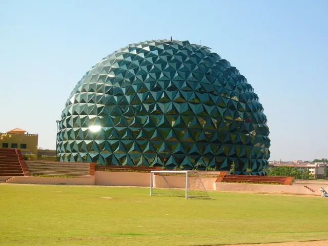 An Infosys building at the company's campus in India