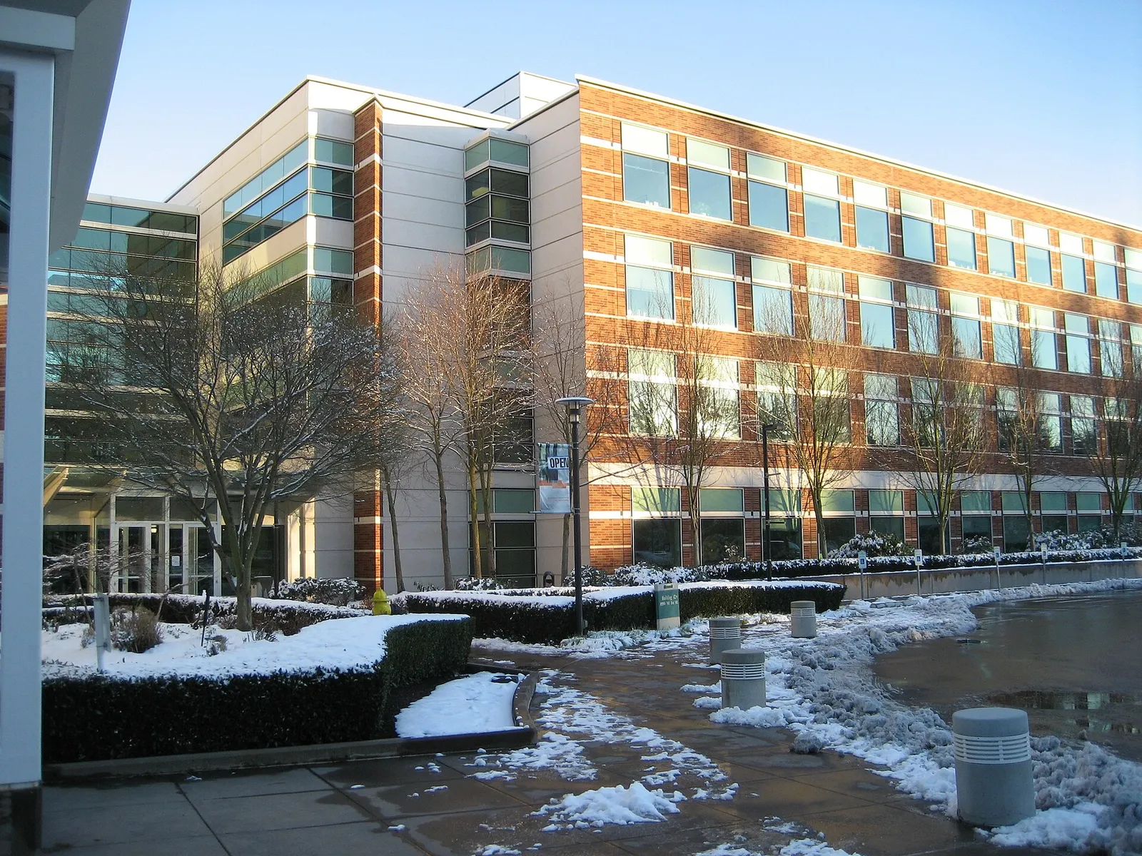 Buildings on Microsoft's campus in Redmond, Washington