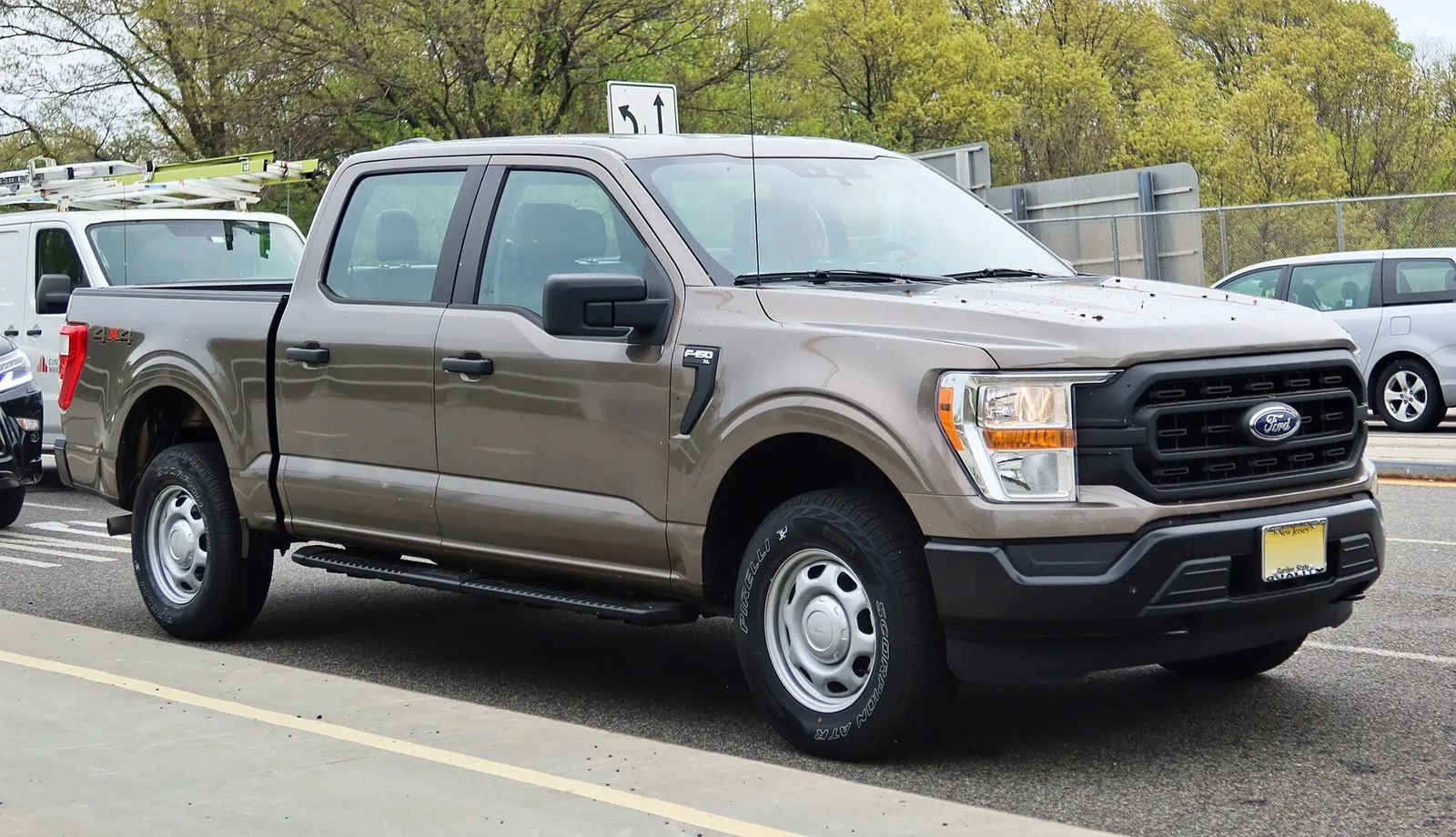 A Ford F-150 pickup truck