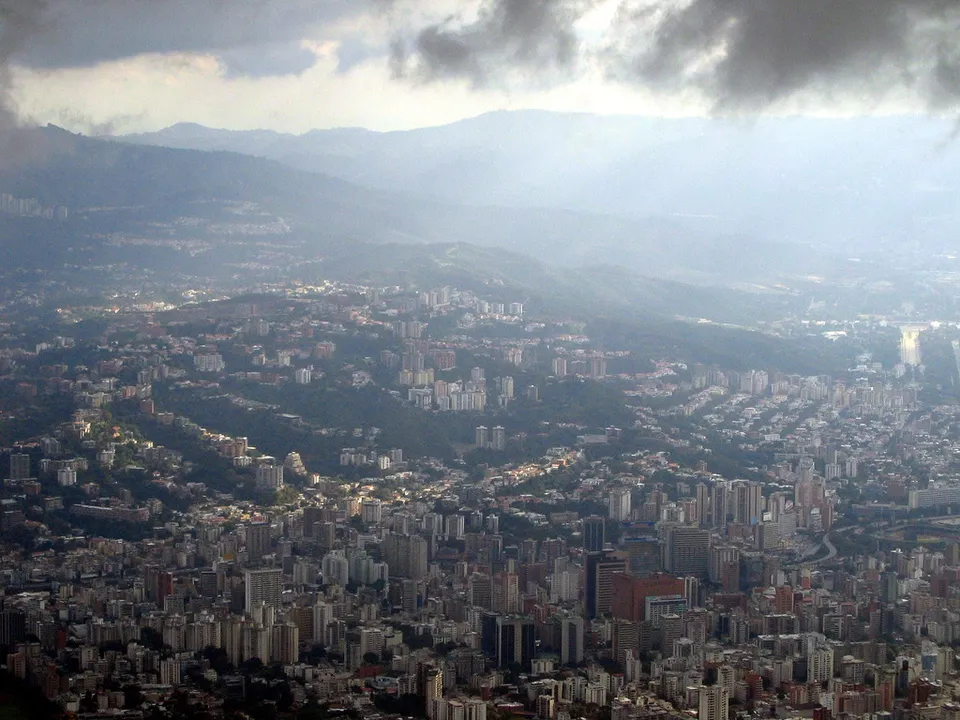 The city of Caracas seen from El Ávila