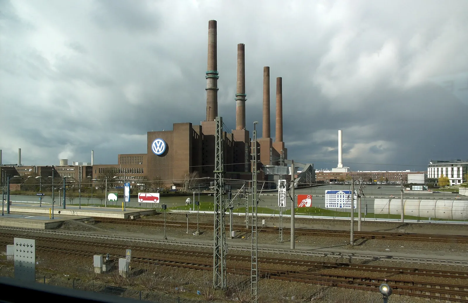 The Volkswagen factory in Wolfsburg