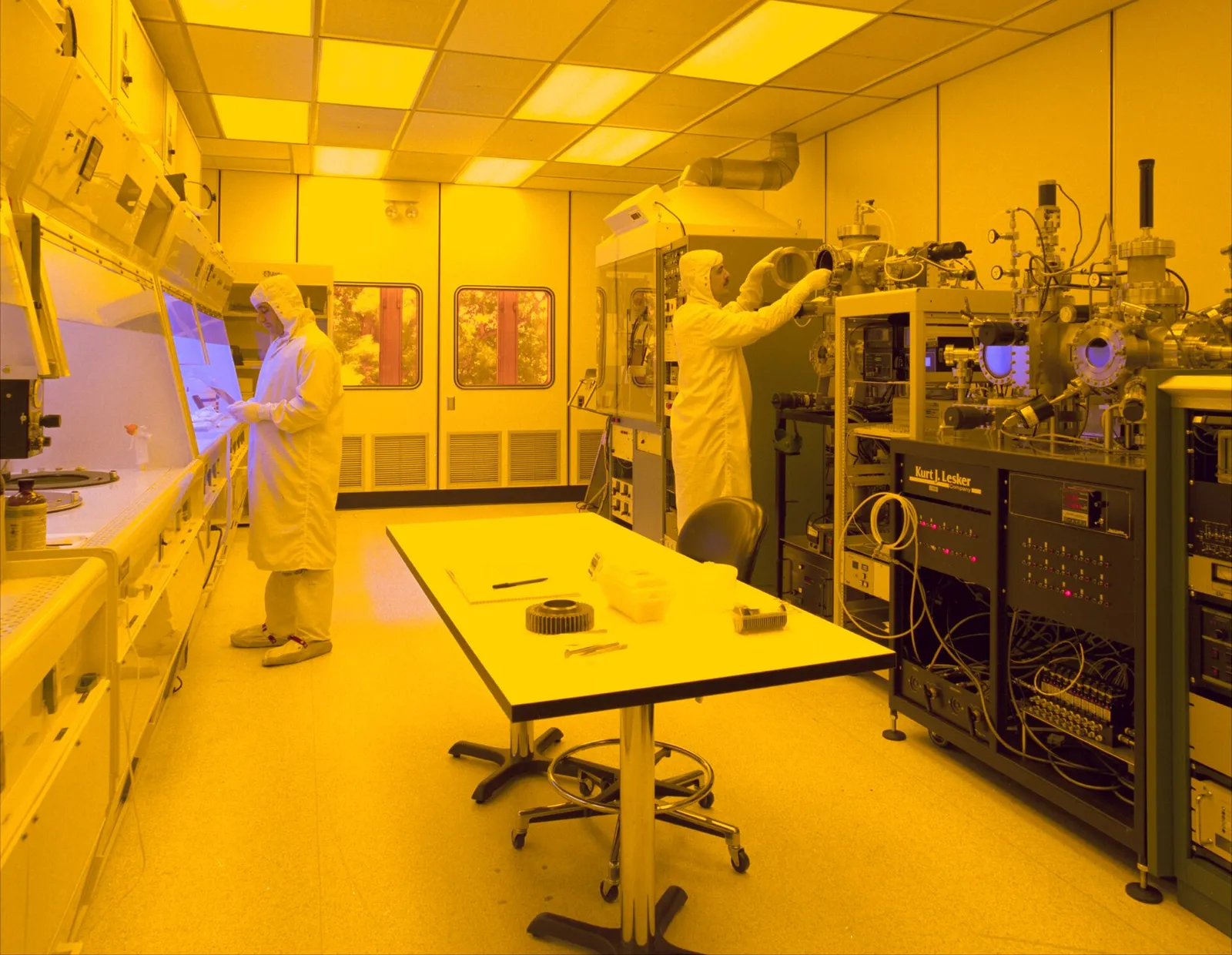 A semiconductor clean room