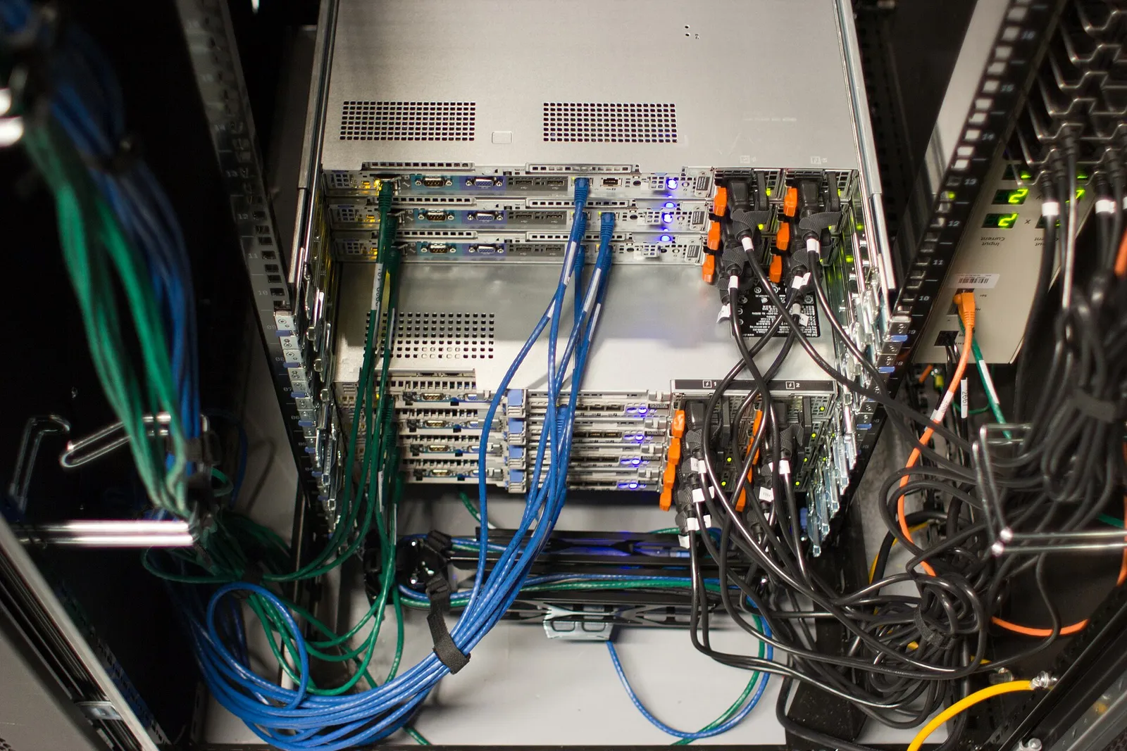 Servers in a data center