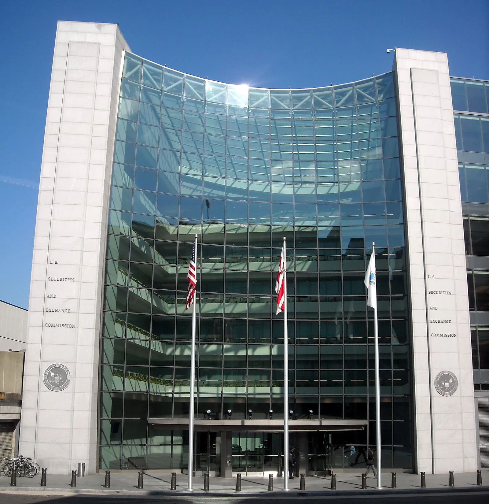 The US Securities and Exchange Commission headquarters in Washington