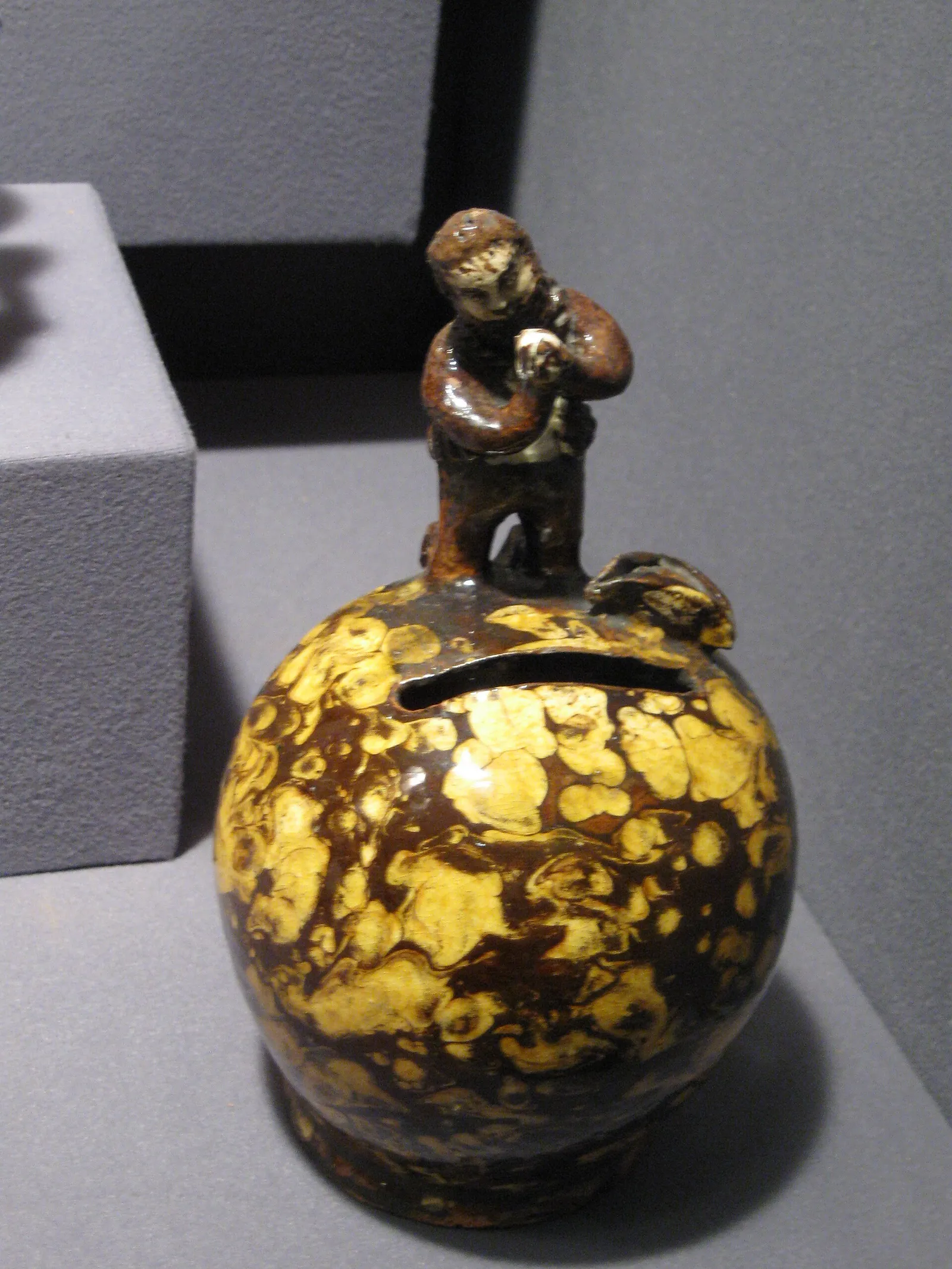A money box for saving coins
