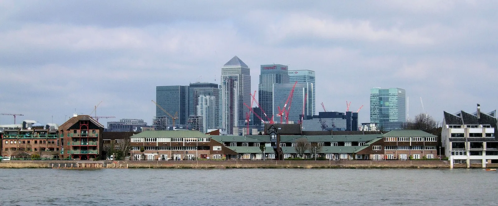 London's Canary Wharf financial district