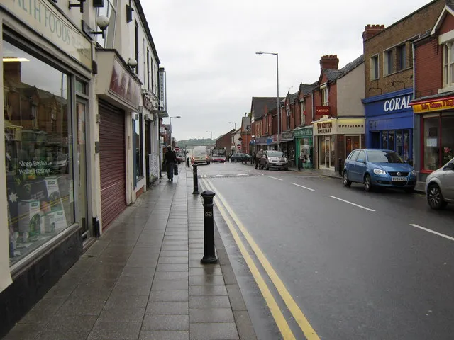 Small shops on a British high street