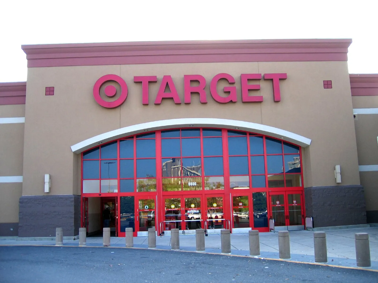 The exterior of a Target store