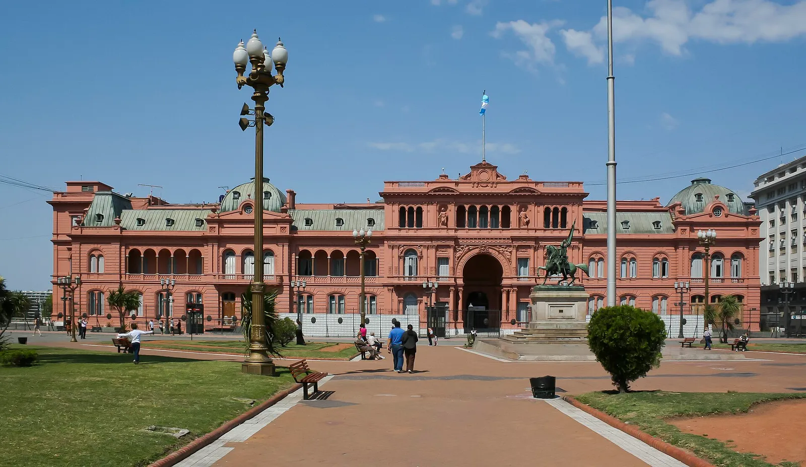 The Casa Rosada, Argentina's presidential palace, in Buenos Aires