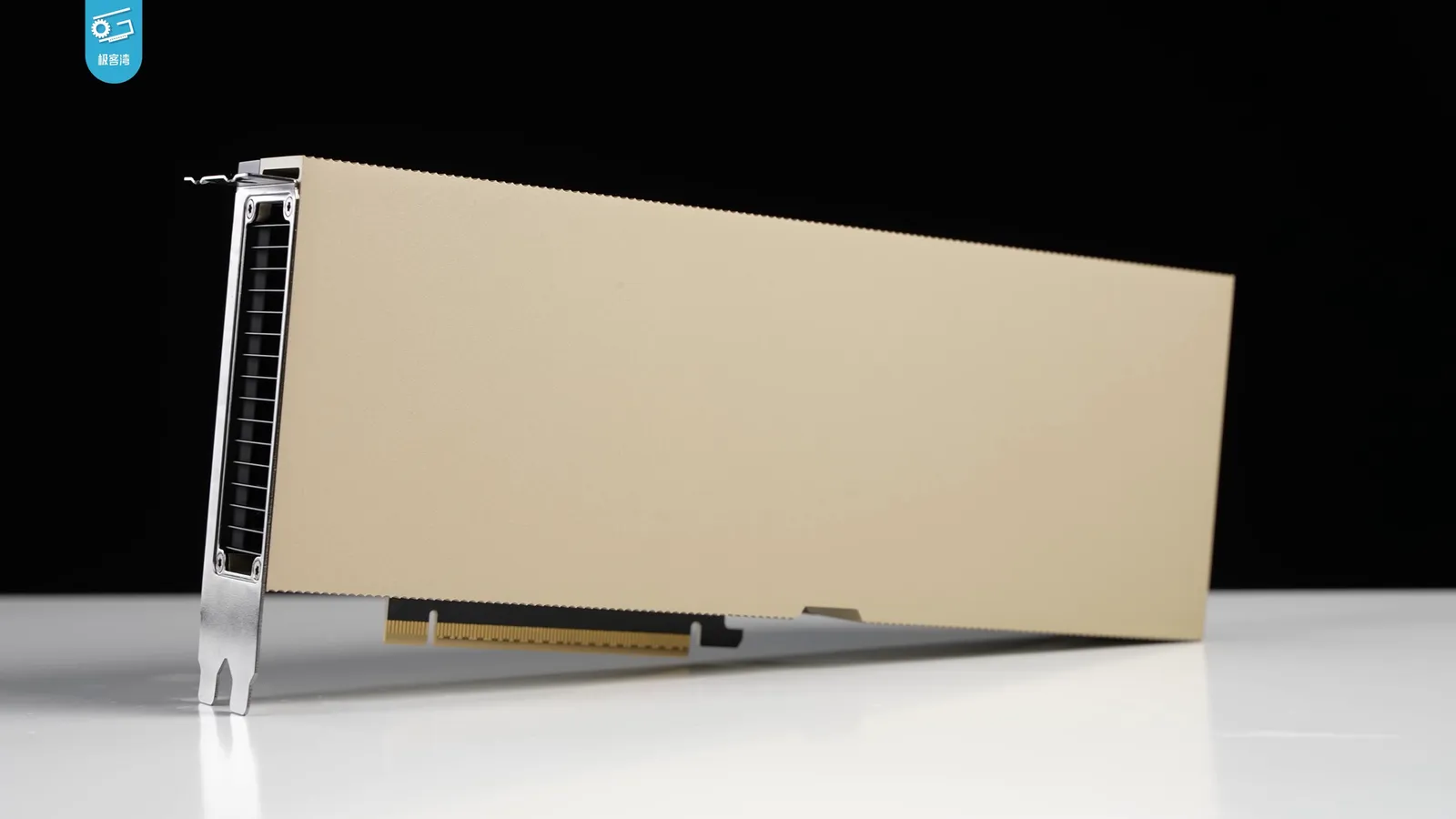 An Nvidia H100 AI accelerator card