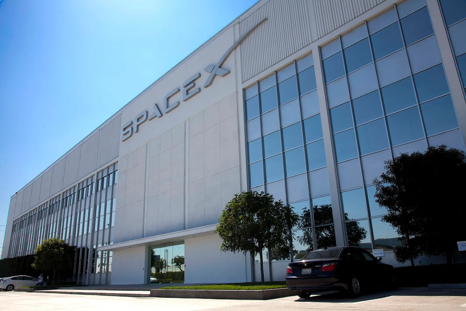 SpaceX headquarters in Hawthorne, California