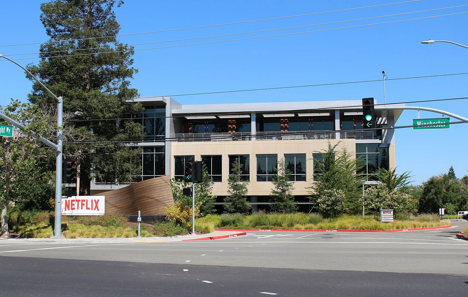 Netflix offices at 101 Albright Way in Los Gatos, California