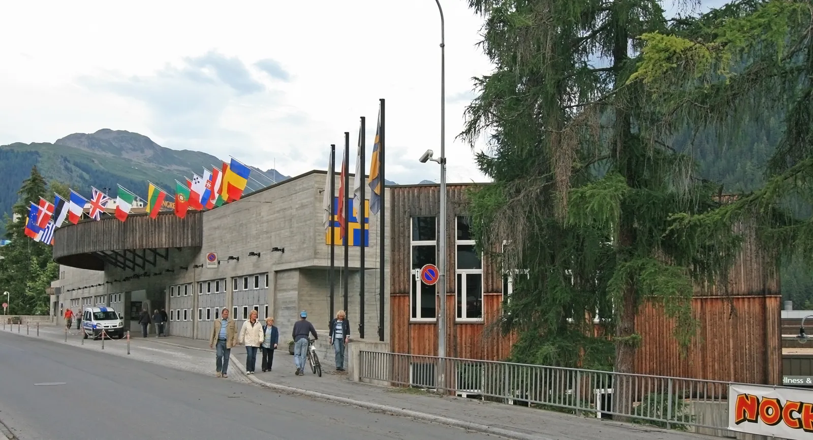 The Congress Centre in Davos, Switzerland, venue of the World Economic Forum's annual meeting
