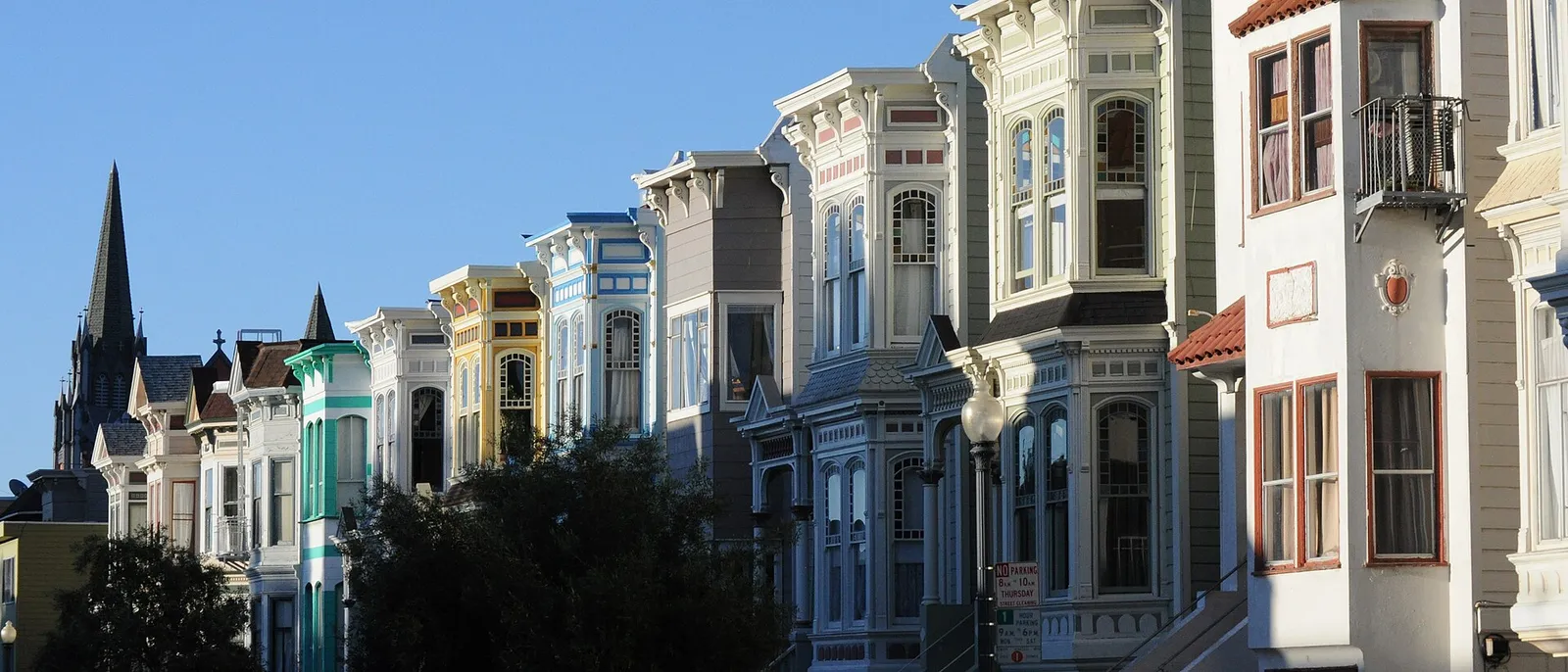 Row houses in San Francisco