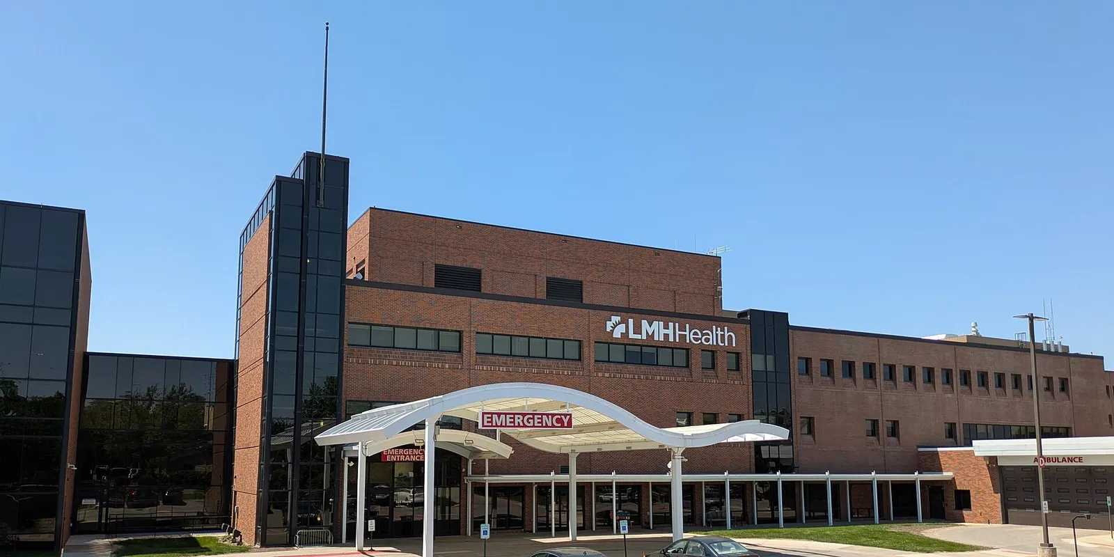 The emergency entrance of a hospital