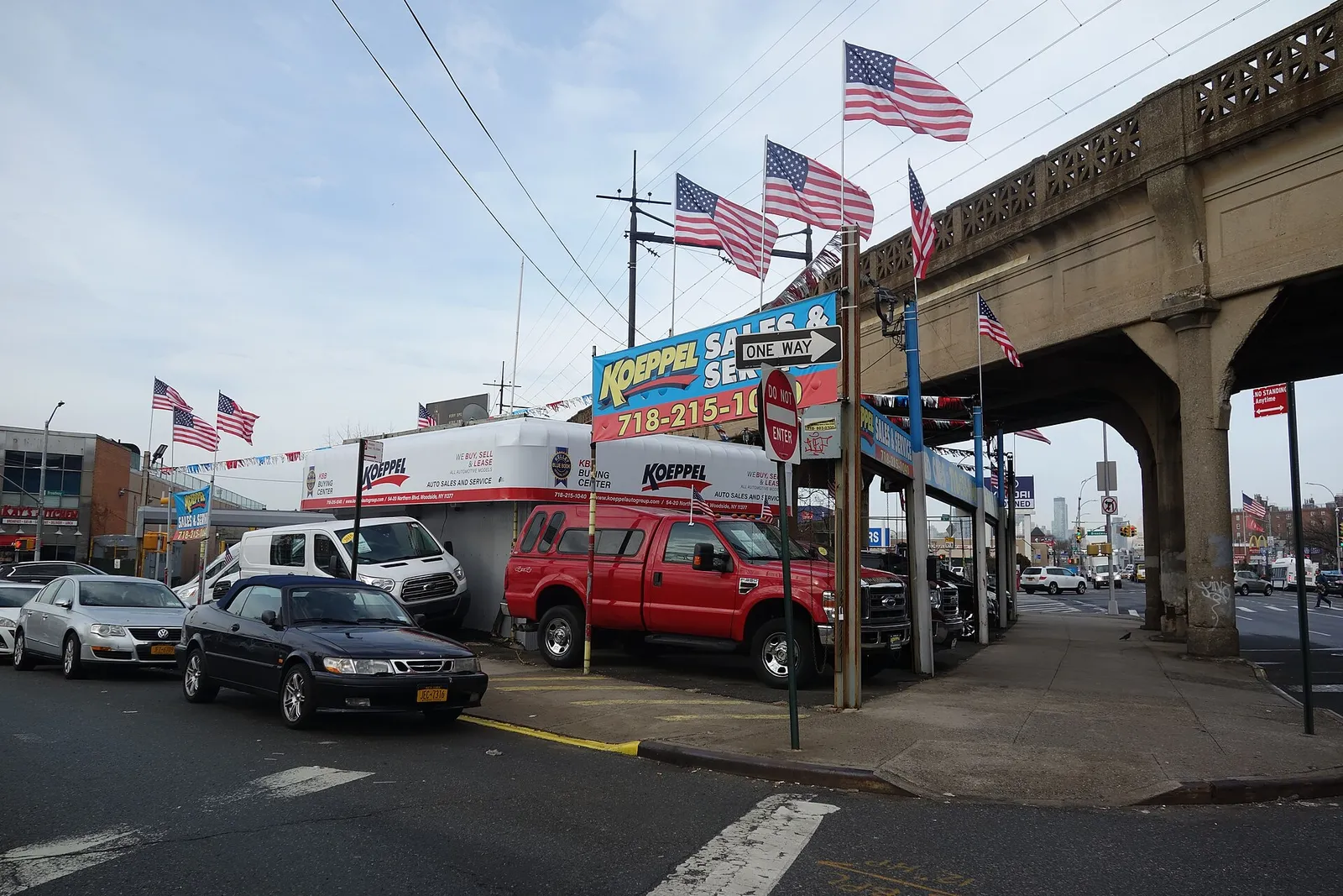 A car dealership