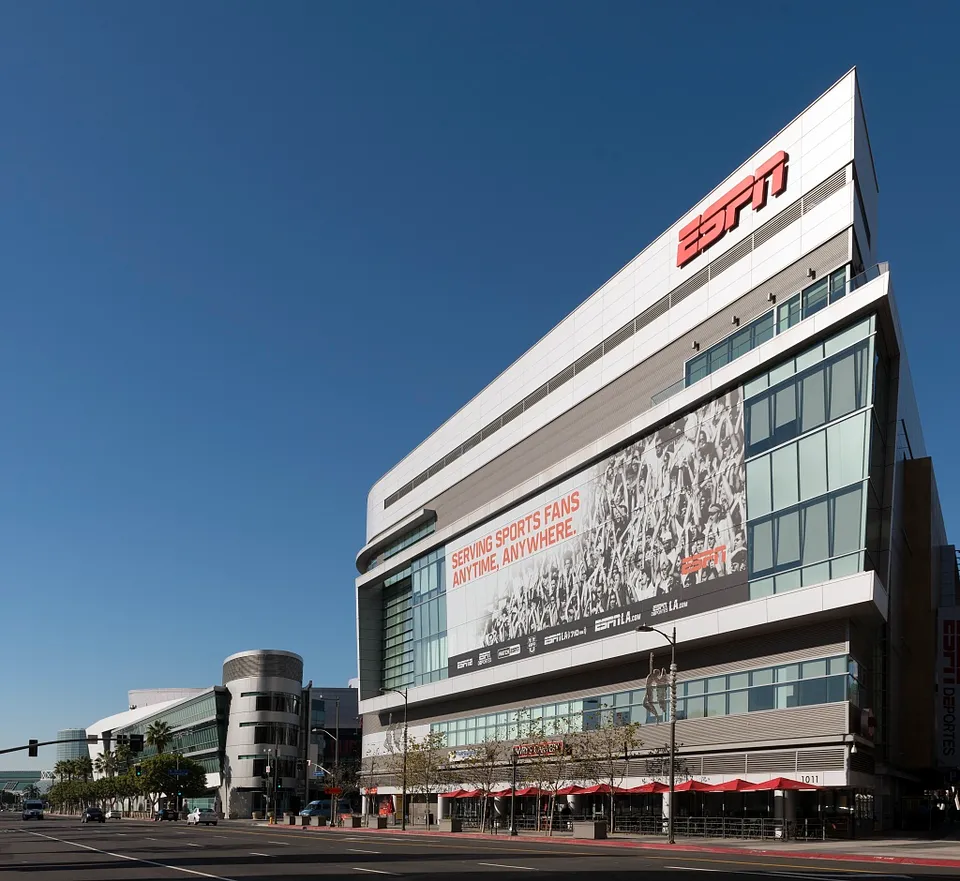 An ESPN studio building