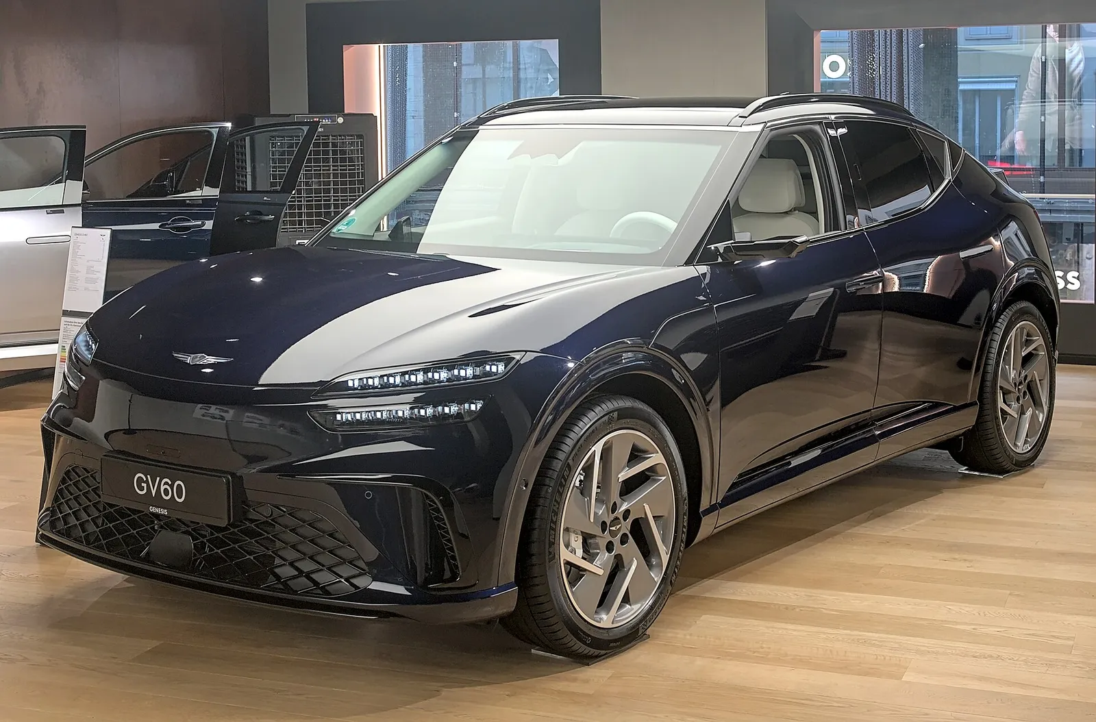 A Genesis electric vehicle on display at the IAA motor show