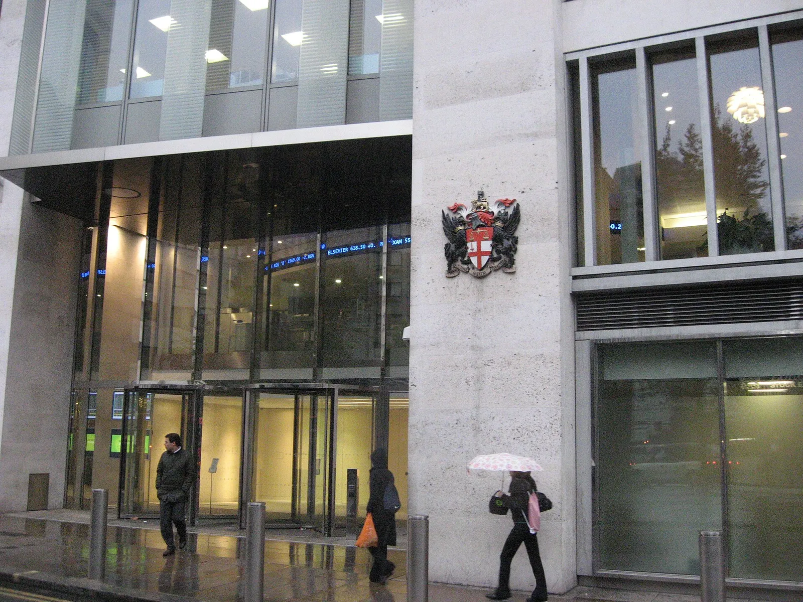 The London Stock Exchange building at Paternoster Square