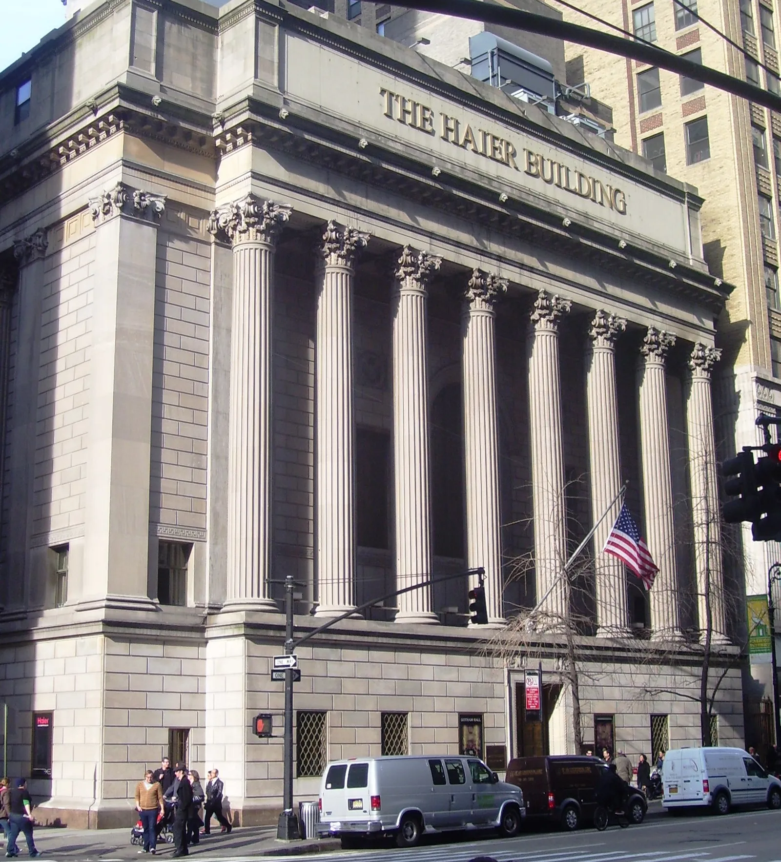 A grand former savings bank building