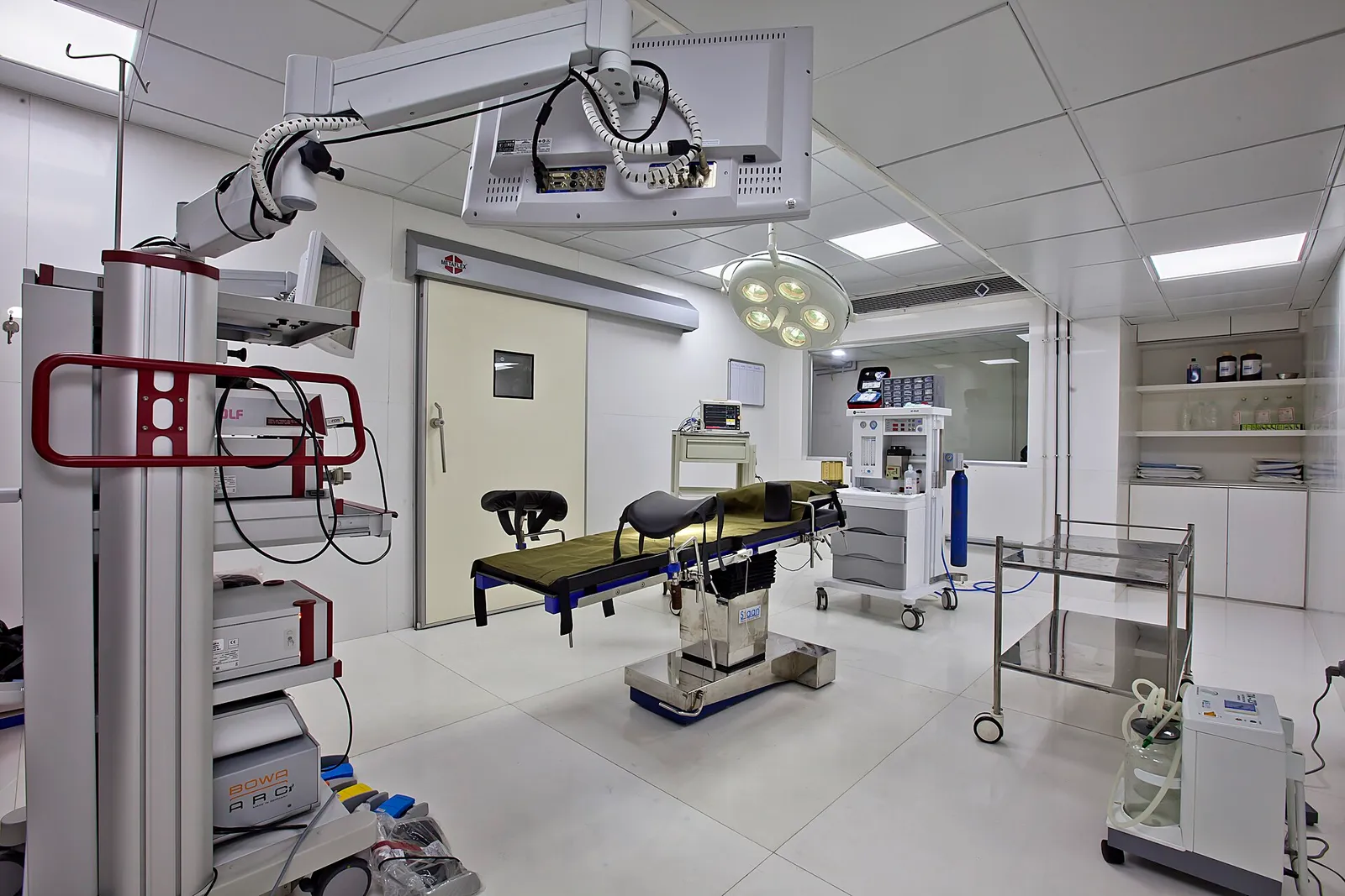 A modern hospital operating theatre