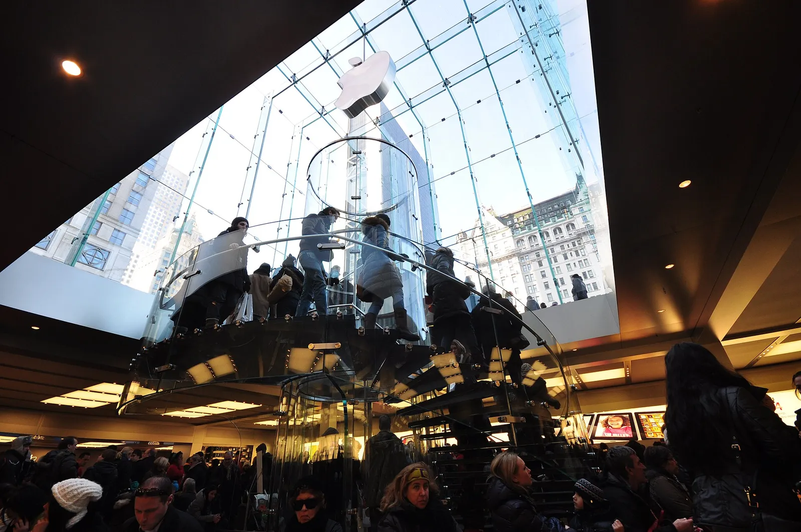 An Apple retail store