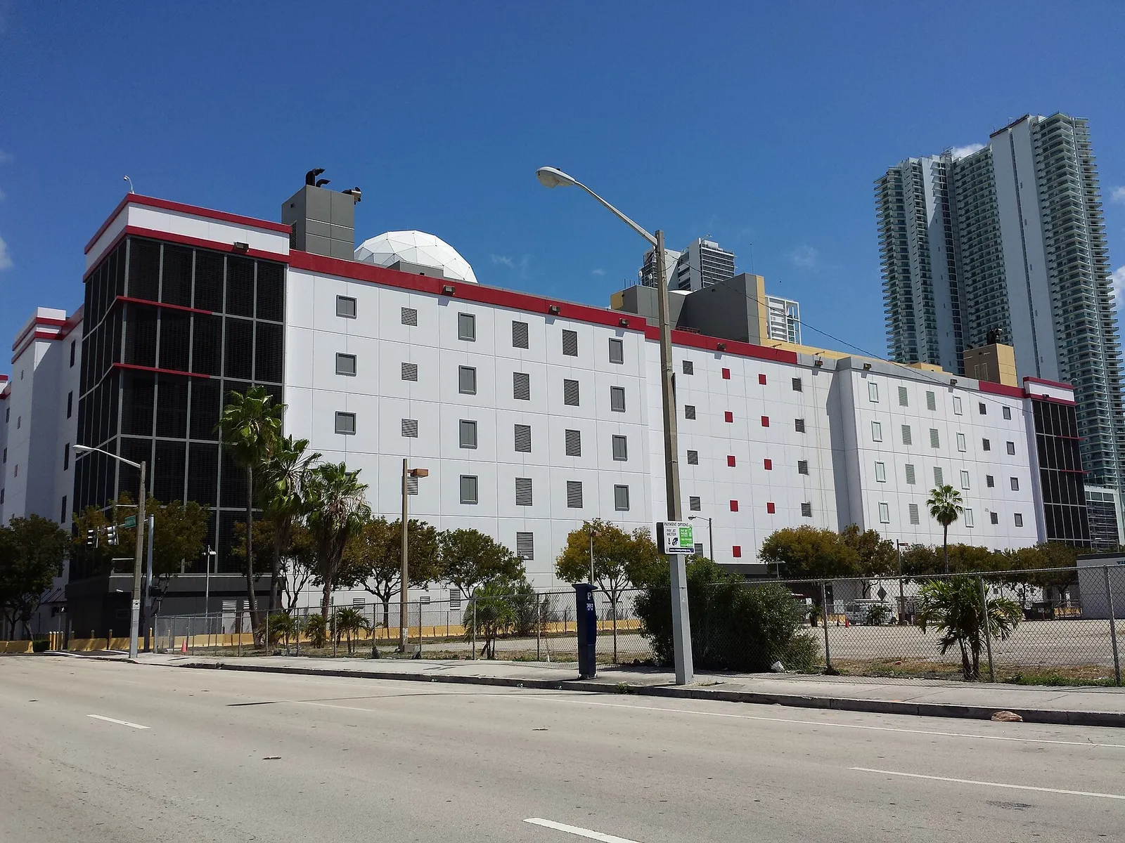 A large data-center building
