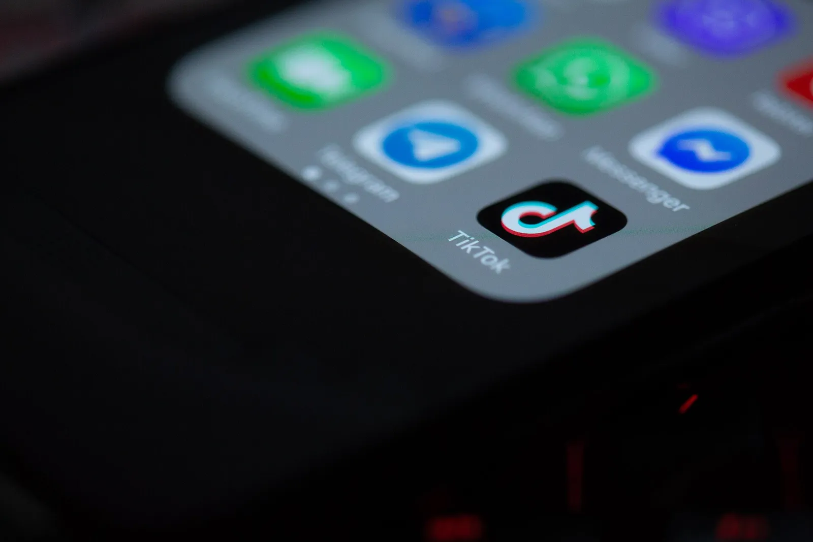 A smartphone displaying the TikTok app