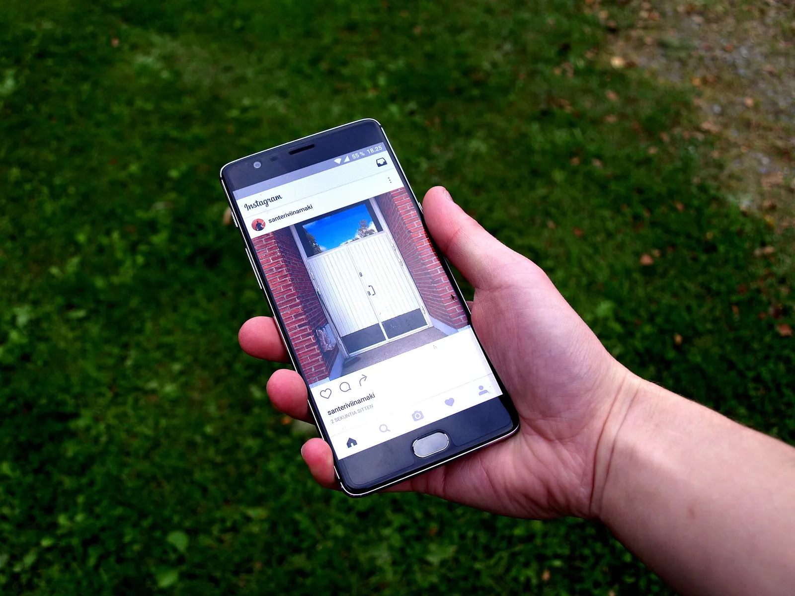 The Instagram app open on a smartphone
