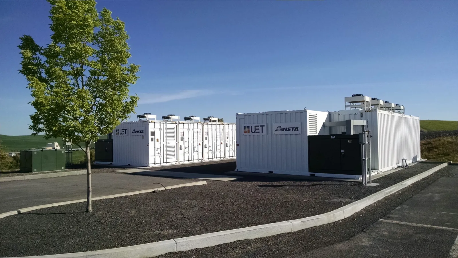 A grid-scale battery energy-storage installation