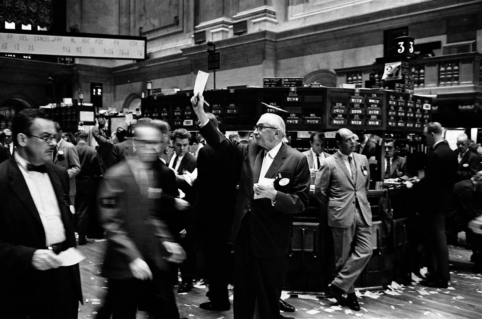 The trading floor of the New York Stock Exchange