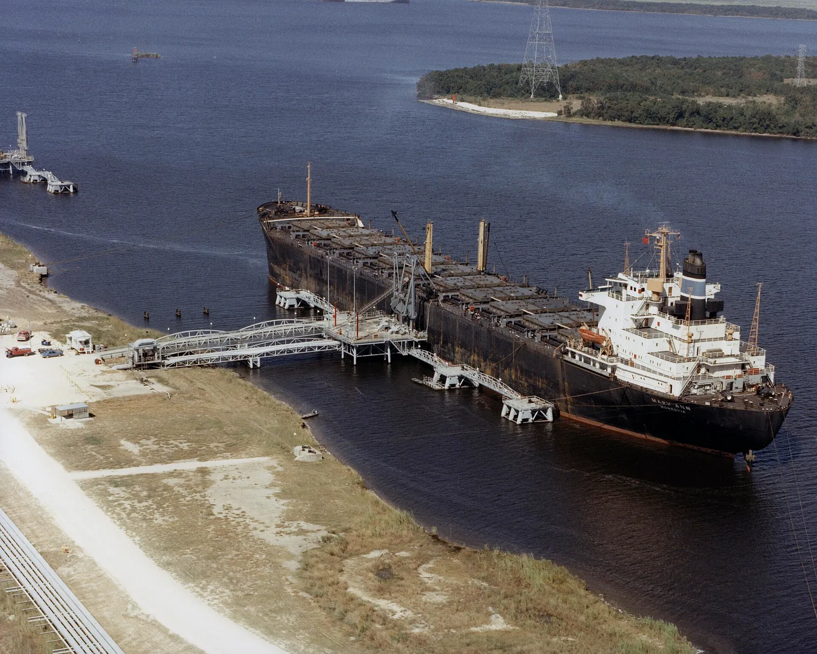 Oil storage tanks