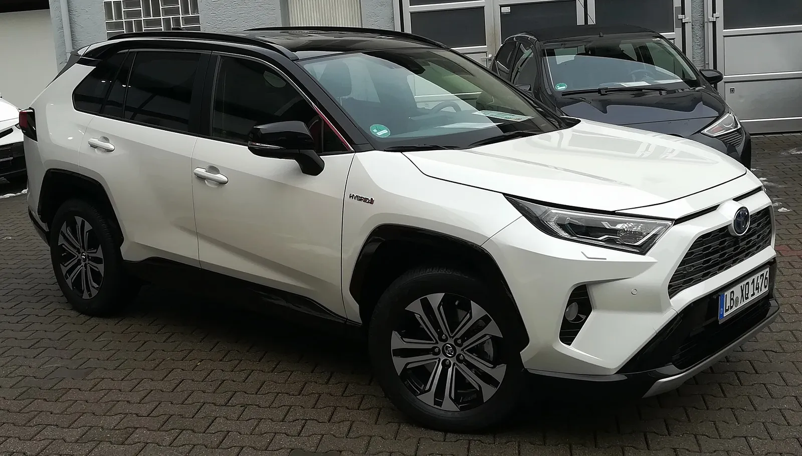 A Toyota RAV4 sport utility vehicle