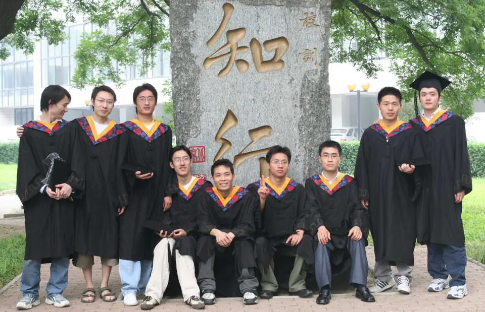 Graduation ceremony at Shanghai Jiao Tong University in China