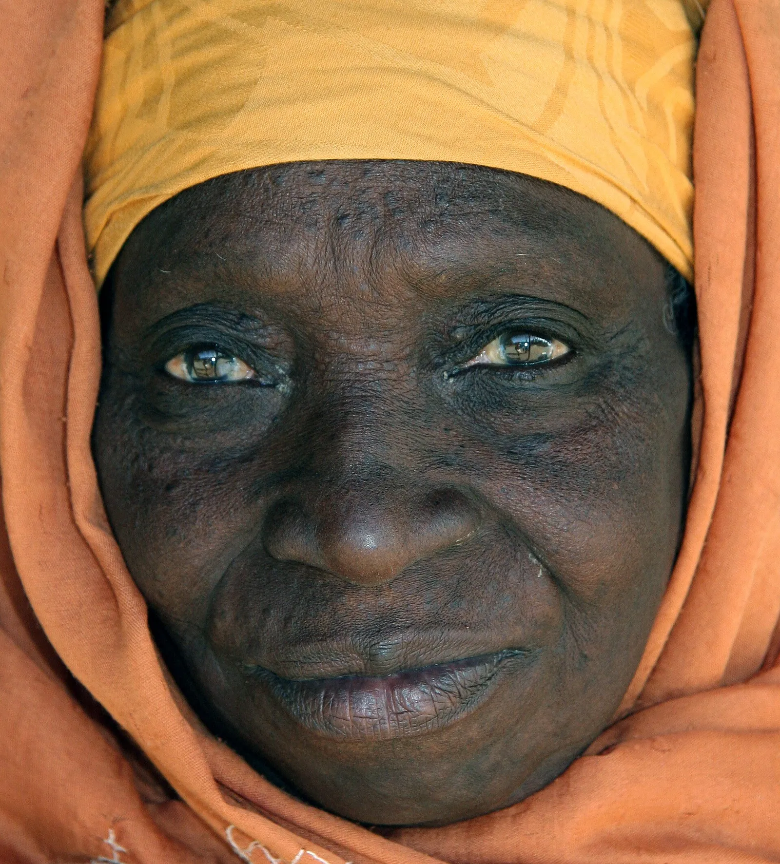 Portrait of an elderly woman