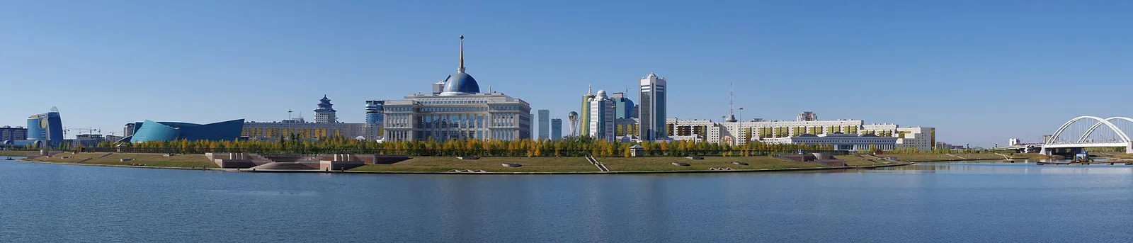 The skyline of Astana, the capital of Kazakhstan
