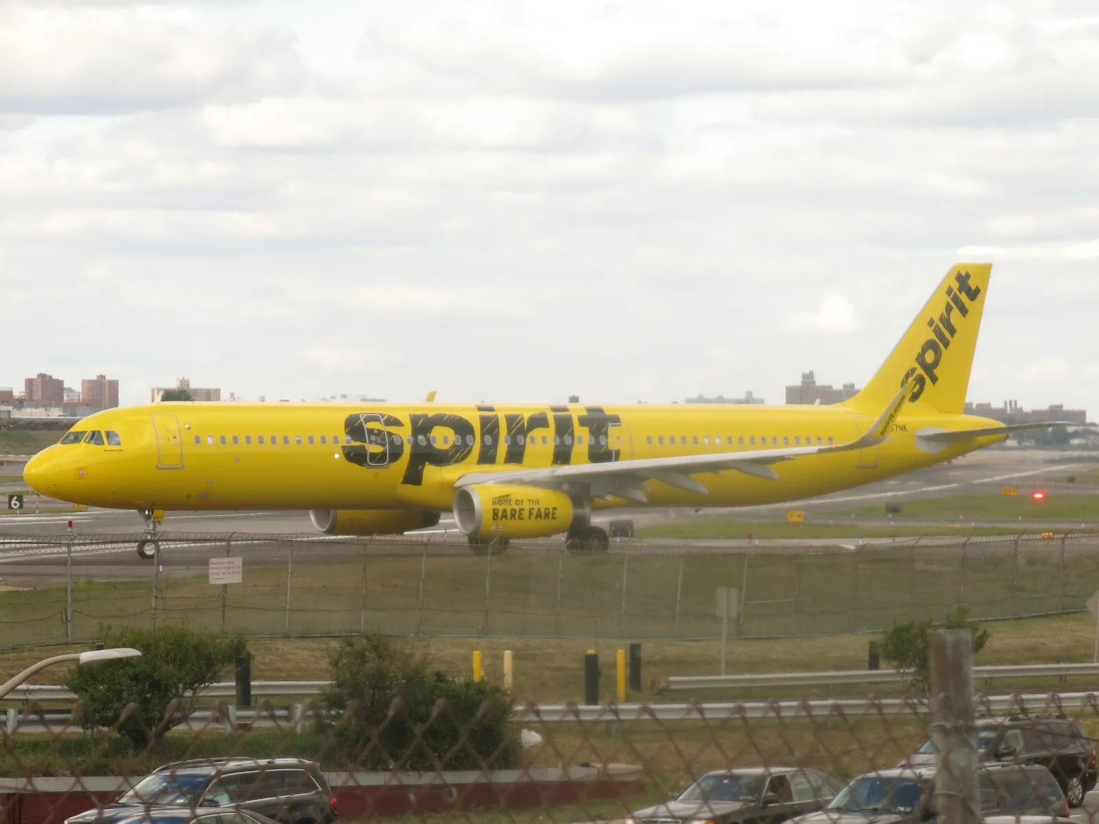 A Spirit Airlines Airbus aircraft