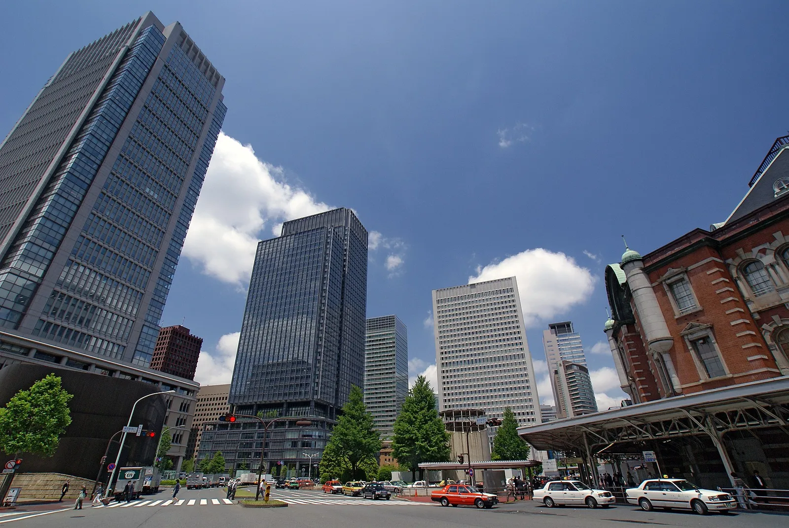 Skyscrapers in Tokyo's Marunouchi financial district